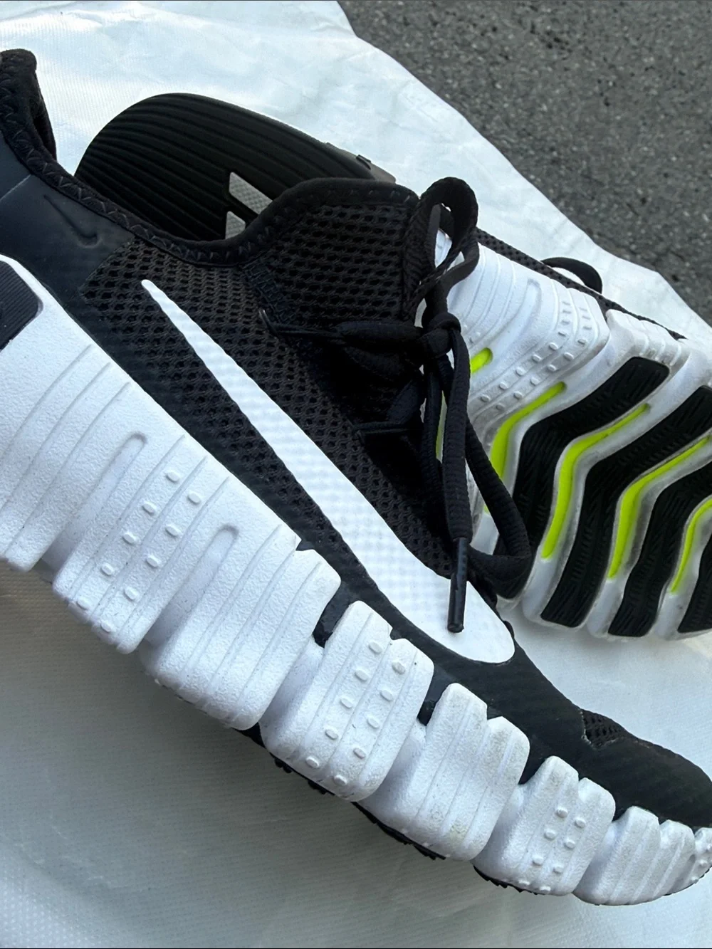Nike  Women Black and White Flexible Training Sneakers